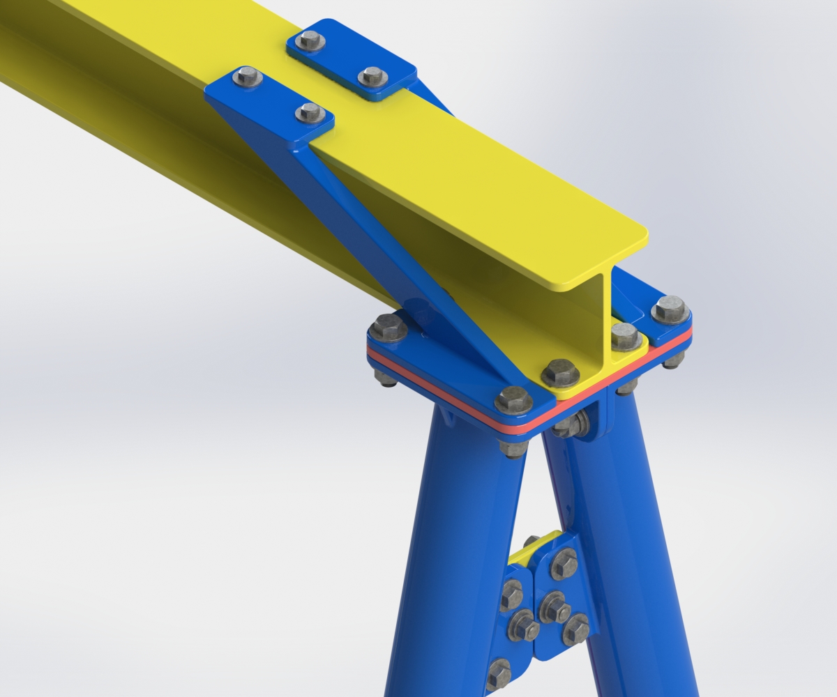 用SolidWorks軟件設(shè)計一款逼真的門式起重機