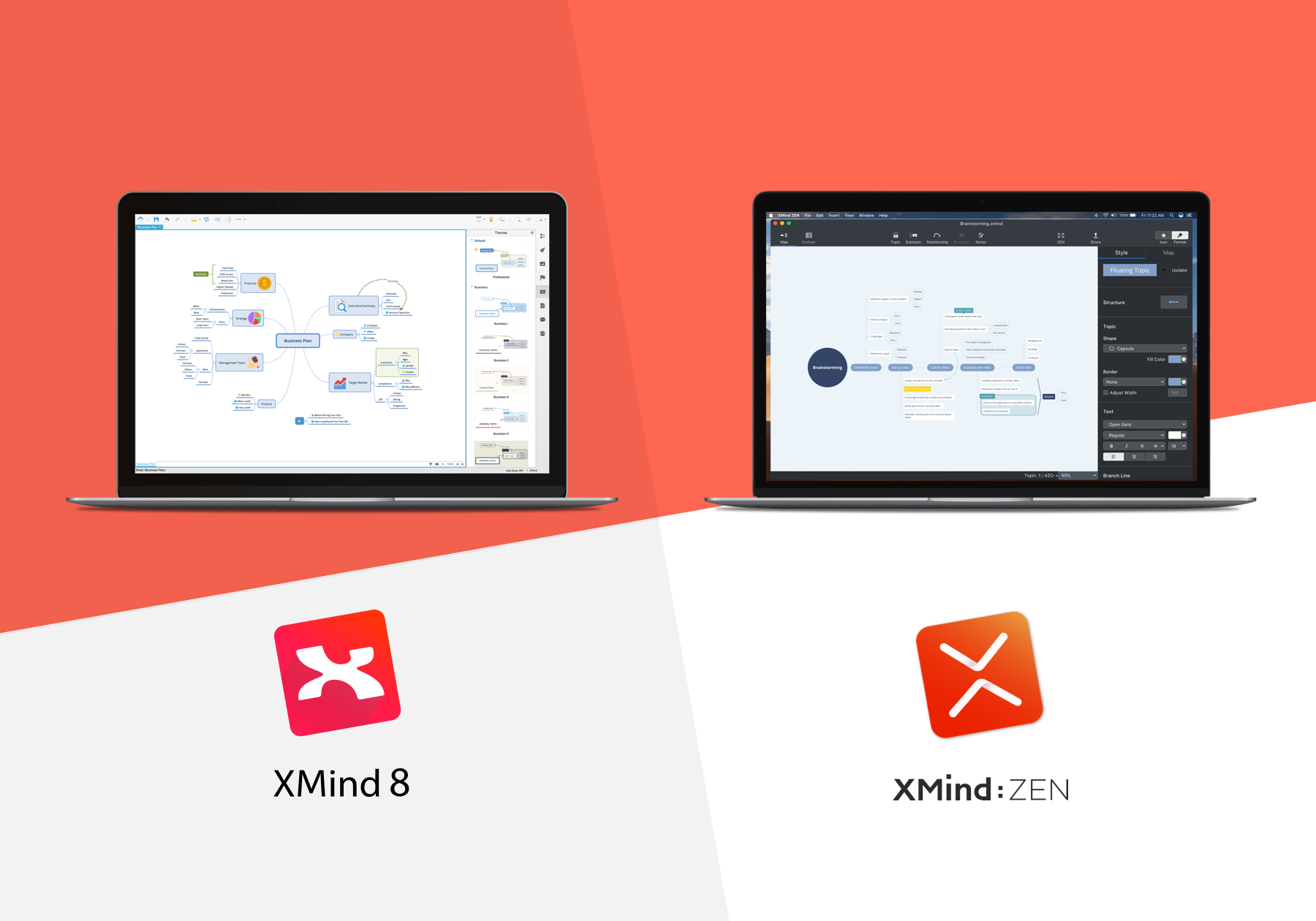 思維導圖時代來臨！XMind 8 VS Xmind：ZEN 誰能更勝一籌？