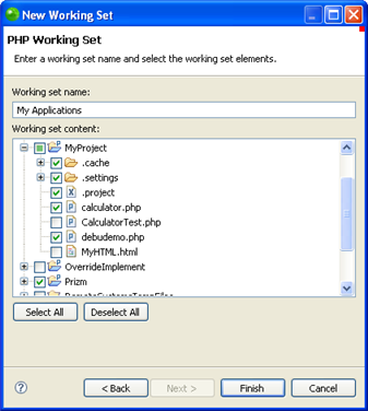 Zend Studio使用教程：什么是PHP工作集？如何創建？