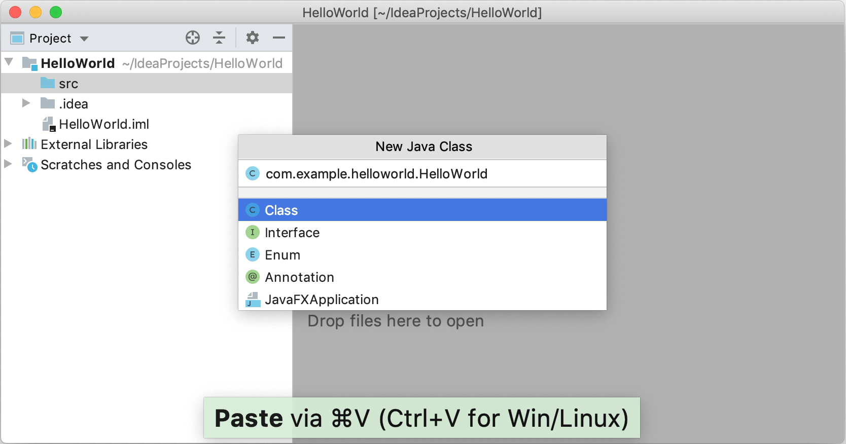 IntelliJ IDEA入門教程（六）：創建您的第一個Java應用程序