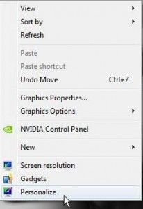 Windows 7個性化