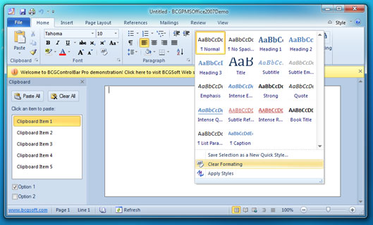 BCGControlBar功能特點詳解 - 類似Office 2010的外觀