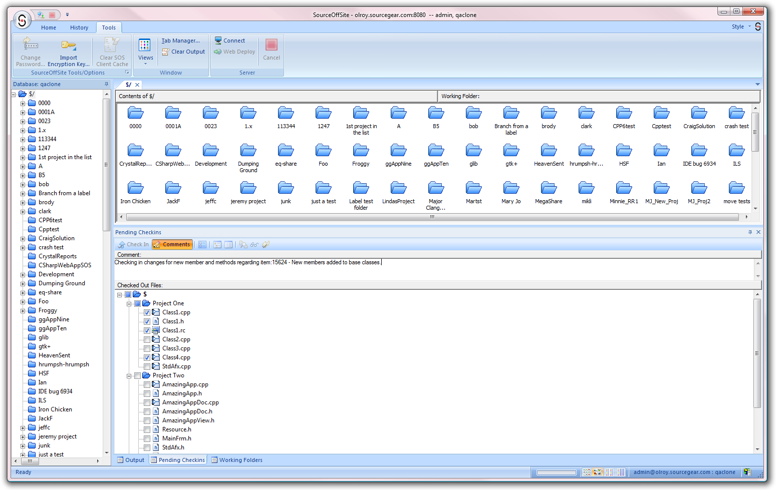 Tabs in SOS 5