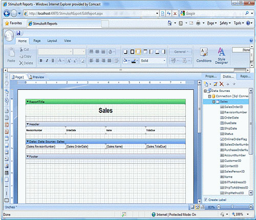 Stimulsoft reports，Stimulsoft Reports Designer.Web，報表，網頁設計器，本地存儲