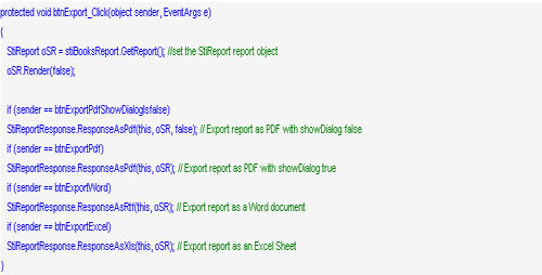 Stimulsoft reporting，表格報表，交叉報表，導出PDF，Excel格式，報表設計器