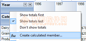 RadarCube ASP.NET OLAP計算方法詳解-BI項目開發(fā)