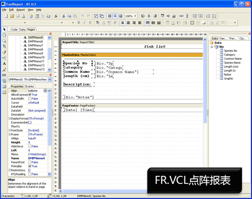 FastReport,FastReport報表,VCL報表,.Net報表