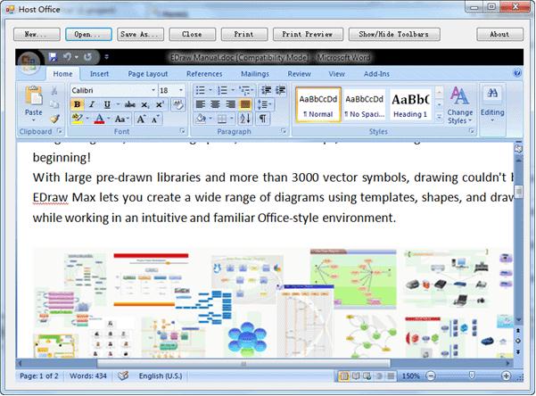 Edraw Office Viewer應用——用VB.NET添加MS Word文檔