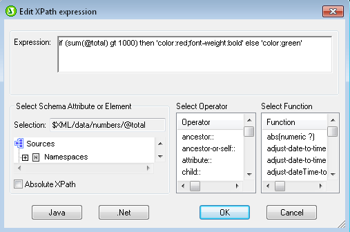 StyleVision,Altova,樣式設計,HTML,CSS,composite,style,XML,JDBC