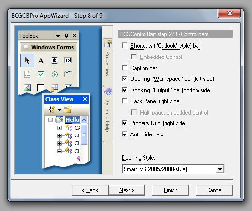 BCGControlBar MFC界面控件安裝向?qū)?- Visual C++ 6.0環(huán)境