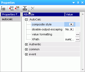 StyleVision,Altova,樣式設計,HTML,CSS,composite,style,XML,JDBC