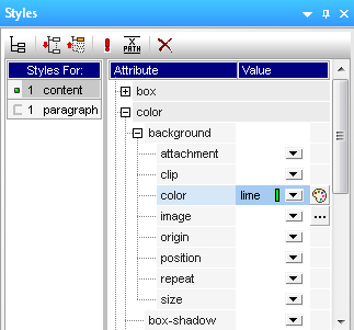StyleVision,Altova,樣式設計,HTML,CSS,composite,style,XML,JDBC
